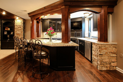 Basement Bar Wet Bar Design Dark Wood Design Ideas Bar Designs Wood Bar Wall Space